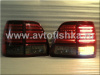 Toyota Land Cruiser 100 (98-07) фонари задние светодиодные красно-тонированные, дизайн Lexus, комплект лев.+прав.