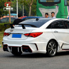 Hyundai Sonata YF (10-15) аэродинамический спортивный обвес EX дизайн