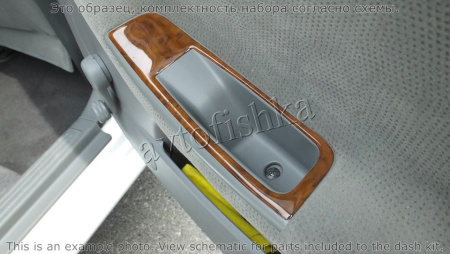 Chevrolet Lacetti 2002-2014 декоративные накладки (отделка салона) под дерево, карбон, алюминий