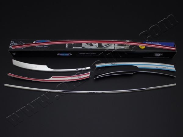 Volkswagen Transporter (15–) Накладка на решетку радиатора, нерж., 6 частей