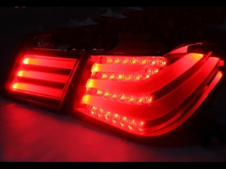 Chevrolet Cruze (08-) задние светодиодные фонари в стиле BMW, комплект лев + прав