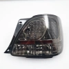 Lexus GS300, GS430 (97-04) фонари задние черные, дизайн под светодиоды, комплект лев.+прав.