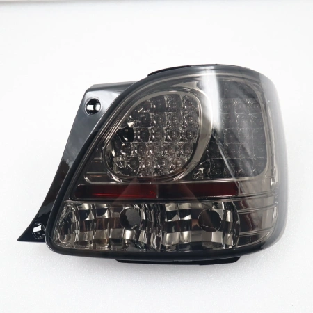 Lexus GS300, GS430 (97-04) фонари задние черные, дизайн под светодиоды, комплект лев.+прав.