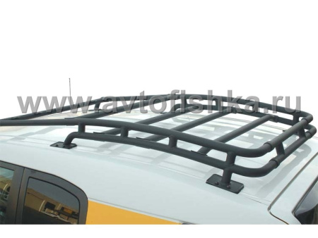 Toyota FJ Cruiser (07-) рейлинги на крышу черные - багажник