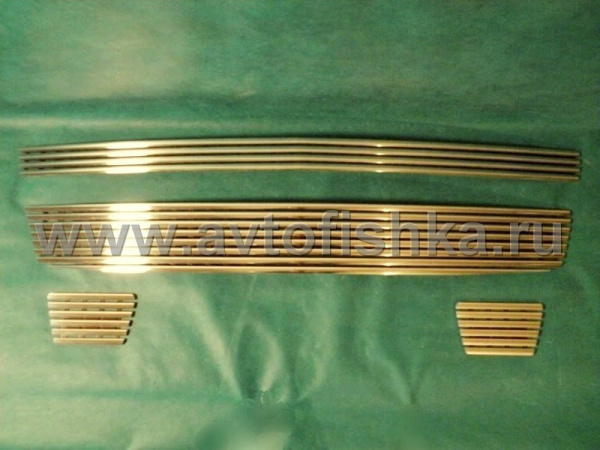 Chevrolet Tahoe (07-) накладки на решетку радиатора и бампера, алюминиевые, комплект 4 шт.