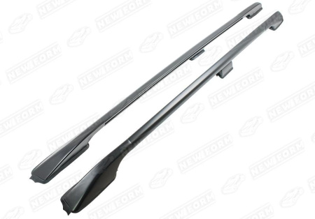 Lexus LX 450d 2015 - н.в. Рейлинги черные для багажника на крышу