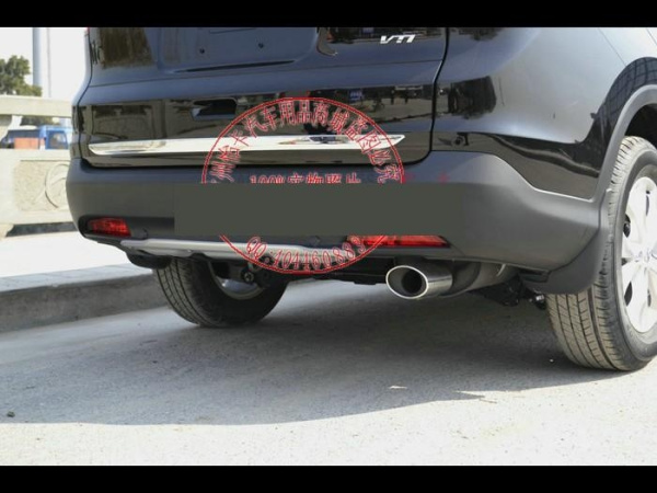 Honda CR-V (12-) накладка хромированная на нижнюю кромку задней двери, молдинг