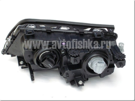 BMW 3 E46 (98-01) 4 дв. фары передние черные, с электромотором корректора, комплект 2 шт.