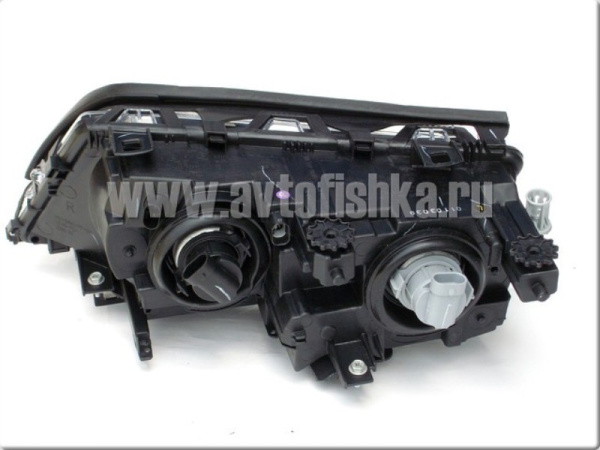 BMW 3 E46 (98-01) 4 дв. фары передние черные, с электромотором корректора, комплект 2 шт.