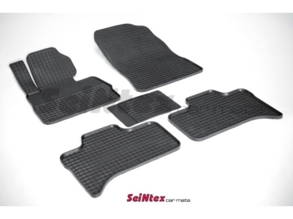 Toyota Corolla (06-) резиновые коврики, дизайн "Сетка"