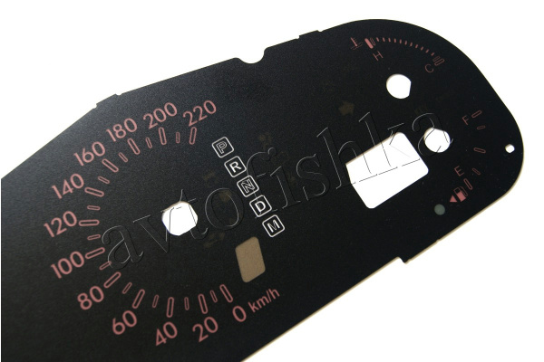 Mazda CX-7 (07-10) светодиодные шкалы (циферблаты) на панель приборов - из мили в киллометры в час