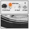 Mercedes E W210 (95-99) фары передние линзовые хромированные, с ангельскими глазками