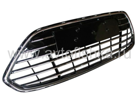 Ford Mondeo (11-) решетка переднего бампера с хромированными ламелями