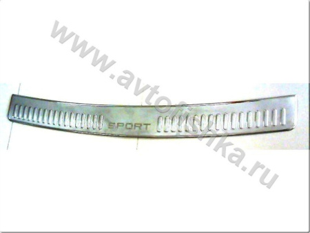 Range Rover Sport (05-) накладка заднего бампера хромированная, с надписью Sport, оригинал.