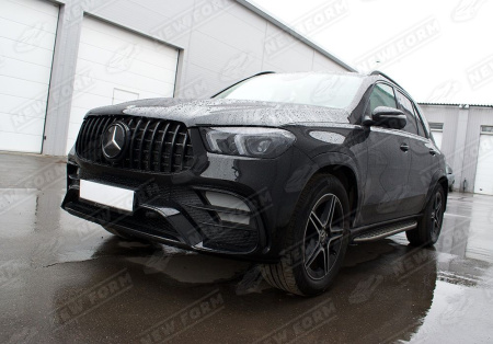 Mercedes-Benz GLE-Klasse V167 рестайлинг 2023 - н.в. Передний бампер 6.3 AMG черный
