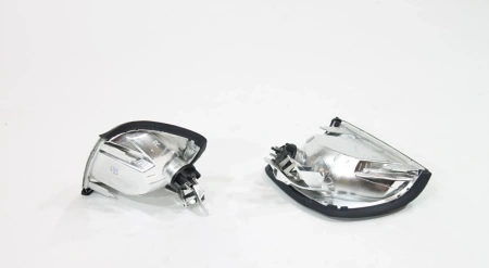 Mercedes W124 (84-95) поворотники передние тонированные штатные, комплект 2 шт.