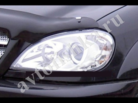 Защита передних фар прозрачная Mercedes M Class 1998-2001