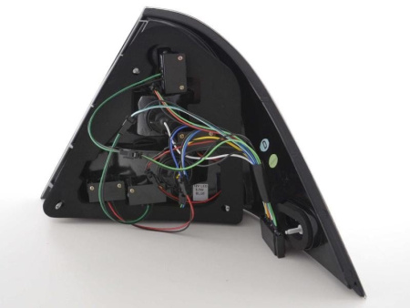 Mercedes C-class W203 (00-) задние фонари тюнинг со светодиодами, внутри черные