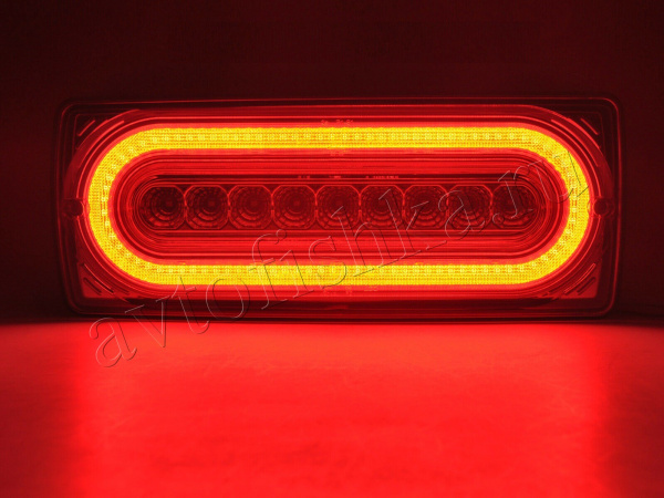 Mercedes G-Klasse W463 (97-) фонари задние светодиодные тонированные, комплект 2 шт.