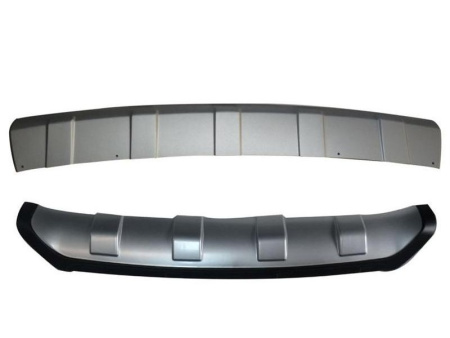 Hyundai Tucson ix35 (10-) пластиковые накладки на передний и задний бамперы, комплект 2шт.