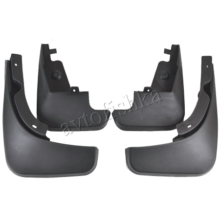 Audi Q5 (08-17) брызговики, грязезащитные щитки полипропиленовые, комплект 4 шт.