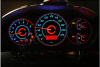 Honda Civic (01-05) светодиодные шкалы (циферблаты) на панель приборов - дизайн 1