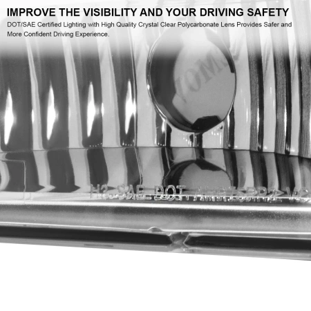 Jeep Grand Cherokee (93-98) передние фары хром тюнинг с светящими ободками (ангельские глазки)