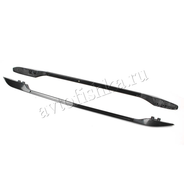 Toyota Land Cruiser Prado 120 (02-) черные рейлинги на крышу, 3-х дверный, полный комплект.