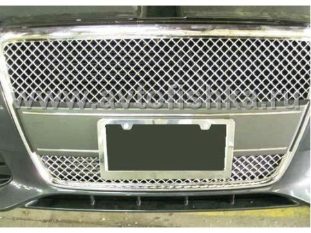 Audi A4 (09-) решетка радиатора полированная нержавеющая сталь.