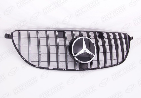 Mercedes-Benz GLE-Klasse W166 2015 - 2018 Решетка радиатора Panamerica хром на бампер 6.3 AMG