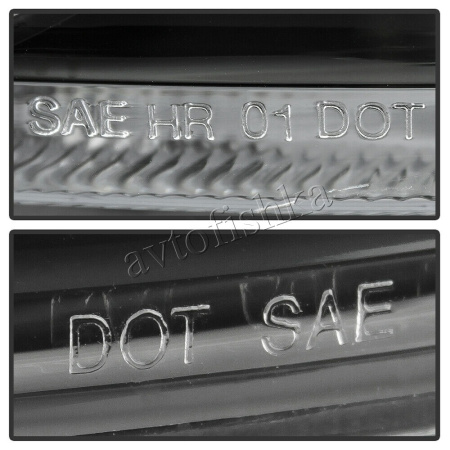 Ford Explorer (02-05) фары передние черные с поворотниками, комплект 2 шт.