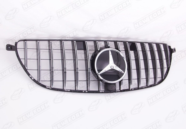 Mercedes-Benz GLE-Klasse W166 2015 - 2018 Решетка радиатора Panamerica хром на бампер 6.3 AMG