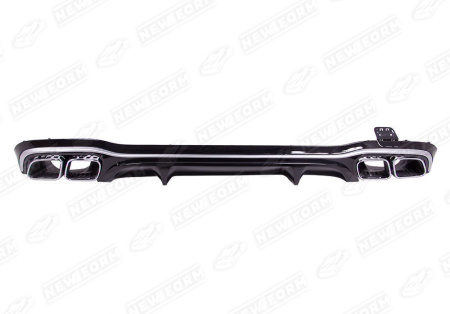 Mercedes-Benz E-Klasse W213 2016 - 2020 Диффузор с насадками 6.3 AMG хром