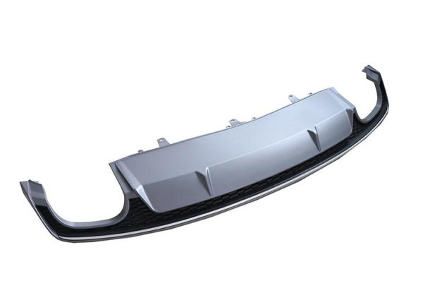 Диффузор S7 для Audi A7 штатная версия 2016-2018