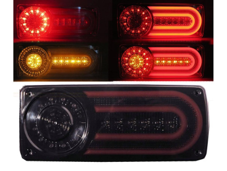 Mercedes G-class W463 (1997-2016) фонари задние светодиодные тонированные, комплект 2 шт.