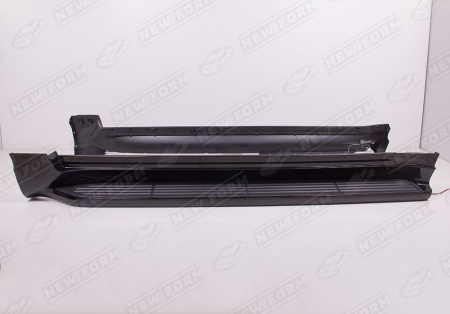 Toyota Land Cruiser LC 300 2021 - н.в. Пороги с подсветкой черные