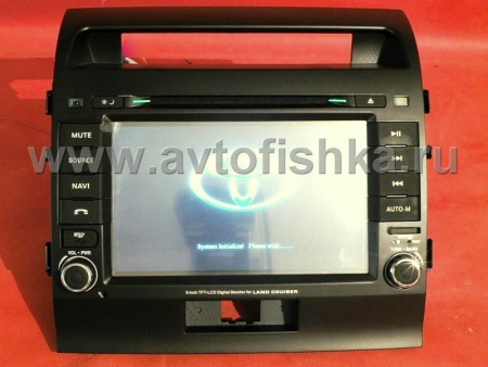 Toyota Land Cruiser 200 автомагнитола, головное устройство 2 din с 8 дюймовым HD экраном, GPS навигацией, TV, PMS TYT-801GB, LTD-8096GB