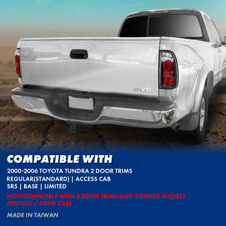 Toyota Tundra (2000-2006) задние фонари чёрные штатные