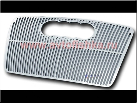 Audi A4 (05-07) решетка радиатора алюминиевая, вертикальный дизайн.