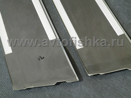 Toyota Land Cruiser Prado 150 (10-17) накладки на стойки дверей из нержавеющей стали, 10 предмета