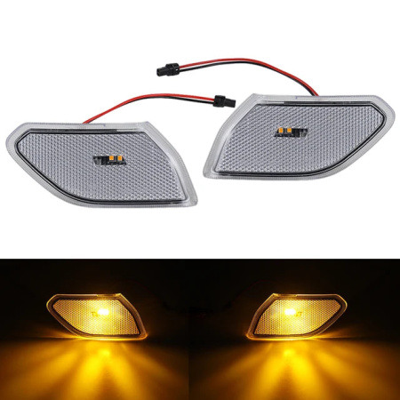 Jeep Wrangler JL (2018-2023) повторители поворотов хромированные