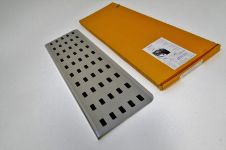 Mercedes Sprinter 3 (06-) накладка на внутреннюю пластиковую ступеньку сдвижной двери, нержавеющая сталь, к-кт 1шт.