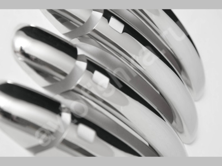 Audi Q7 (2006 - 2011) накладки на ручки дверей с чипом из нержавеющей стали, 4 шт.