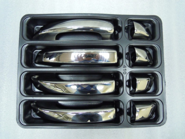 Volkswagen Touareg (10–/14–) Накладки на дверные ручки, нерж., 4 двери
