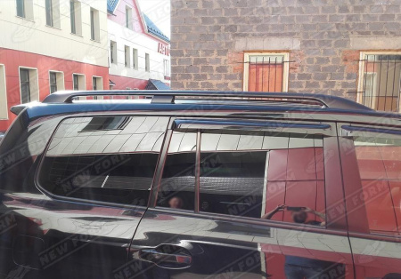 Toyota Land Cruiser LC 200 2007 - 2012 Рейлинги черные