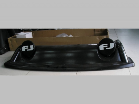 Toyota FJ Cruiser (07-) обтекатель на крышу и на штатные рейлинги c противотуманными фарами