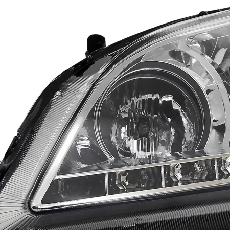 Honda Civic, Ferio (2003-2005) передние фары линзованные хром с ходовыми огнями