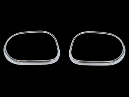 Mercedes W163 ML (1998-2001) хромированные рамки боковых зеркал, комплект 2 шт.