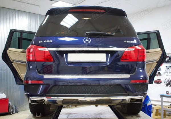 Mercedes-Benz GL-Klasse X166 2012 - 2016 Диффузор заднего бампера 6.3 AMG