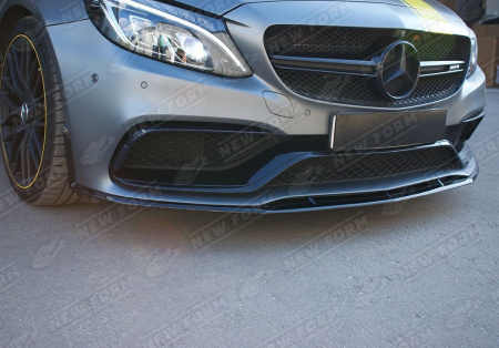 Mercedes-Benz C-Klasse W205 рестайлинг 2018 - 2021 Юбка переднего бампера Edition